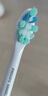飞利浦（PHILIPS）声波电动牙刷钻石3系 5倍洁齿5种模式 刷头*2【亮白+洁净】生日礼物  母亲节礼物HX5181/02 蓝 实拍图