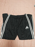 阿迪达斯（adidas）长裤男女春季宽松透气直筒裤跑步运动防风休闲裤  黑白 XL 实拍图