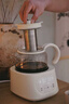 ±0日本正负零全玻璃养生壶【新款】煮茶器恒温0胶水花茶壶泡奶家用1L大容量办公室煮茶炉保温烧水壶 富士白 1L 【0塑料0胶水】 实拍图