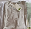 蕉下（beneunder）白t恤女短袖正肩打底衫棉吸汗春装内搭高档百搭CT005橡灰米L 实拍图