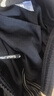 阿迪达斯（adidas）长裤男女春季宽松透气直筒裤跑步运动防风休闲裤  黑金 XL 实拍图