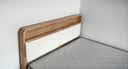 奏悦北欧实木床双人床1.5x2米主卧大床原木风软包储物床带夜灯ZY-2405 实拍图