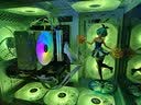 武极 机箱风扇BF12/棱镜2代12CM电脑机箱LED散热风扇四环炫彩光效/抗震脚垫 雅浚BF12白色 ARGB需主板有5V灯光接口 实拍图