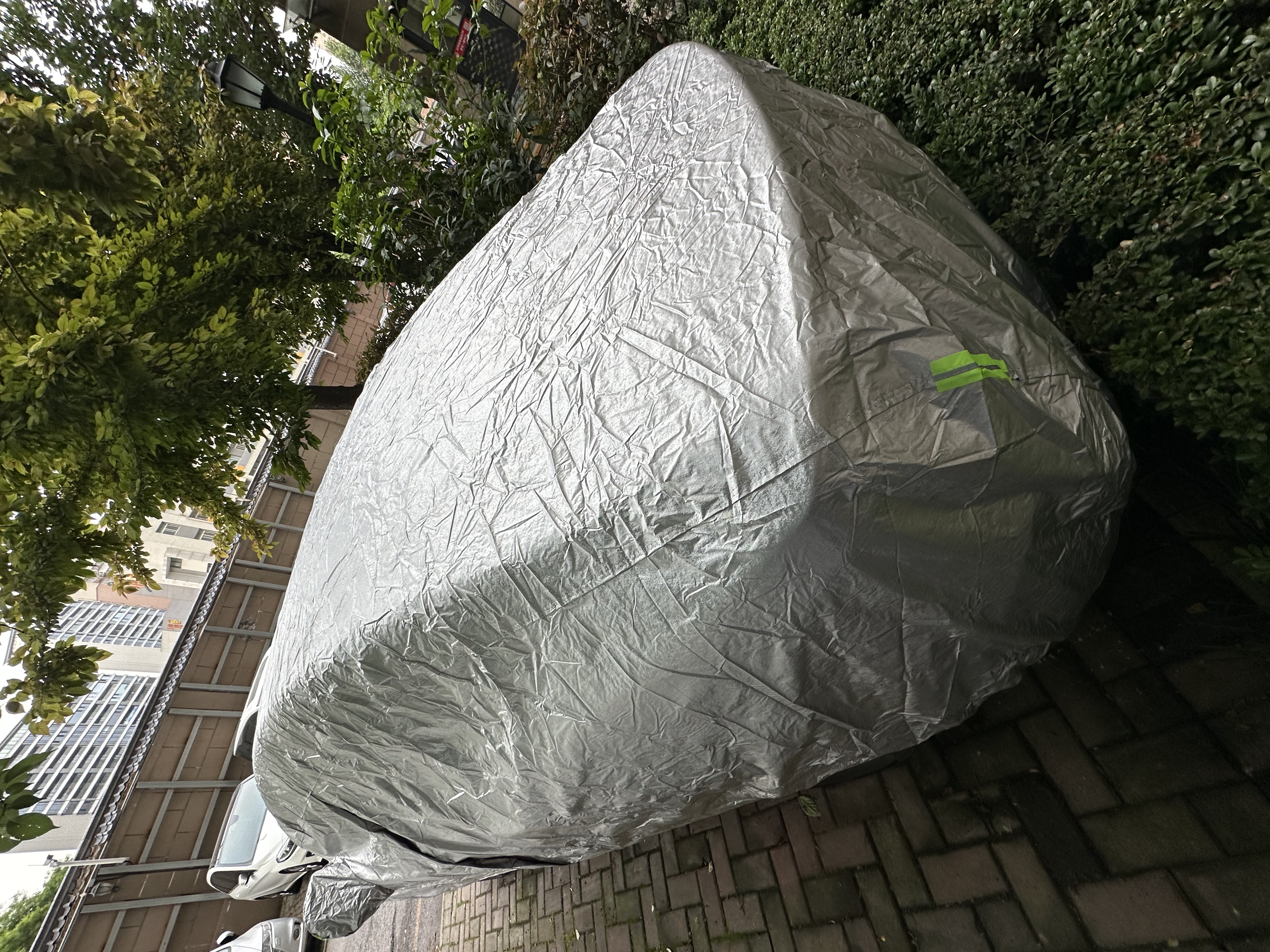 比亚迪e7/e2/F3/G3/元/秦/唐/宋专用防晒雨四季通用汽车车衣全罩 银色铝膜款全罩 秦PLUS 实拍图