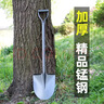 悠梵萌大号尖头加厚铁锹铁锨农用锰钢铁雪铲子家用种菜种花园艺工具 实拍图