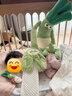蒂乐婴儿葱姨哄睡神器安抚拍打手掌玩偶大葱妈躺抱宝宝防惊跳枕头 2代升级蓝牙【拍睡葱+手握阿贝贝】 哄睡套装 实拍图