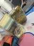 容山堂双层玻璃杯山峦龙井绿茶专用杯耐热防烫泡茶杯办公家用 玻璃束腰雪山绿茶杯 实拍图