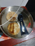 多星电饼铛山东多星电煎锅多星锅电饼铛多功能家用不粘锅电锅不锈钢烤盘多用途锅 【升级款黑】淄博多星304不锈钢35CM 实拍图