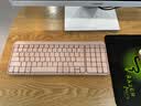 罗技（Logitech）MK251无线蓝牙键盘鼠标套装 办公商务笔记本电脑 数字键盘99键粉色键鼠套装（K251键盘+M196鼠标） 实拍图