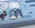 迪士尼（Disney）手账本礼盒套装 儿童女孩生日礼物网红ins少女心记事本 学生笔记本文具套装 艾莎公主蓝 实拍图