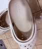 卡骆驰（CROCS）檀健次同款经典泡芙洞洞鞋百舒适男沙滩鞋女鞋休闲鞋|207521 黑色-001(含智必星) 41 (260mm) 42 实拍图