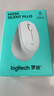 罗技（Logitech）M330 静音鼠标 无线鼠标 办公鼠标 右手鼠标 带无线微型接收器 白色 实拍图