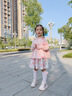 牧萌儿童防晒衣男女童防晒服夏季冰丝凉感宝宝防晒外套披肩 水蜜桃 M 实拍图