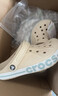 卡骆驰（CROCS）贝雅卡骆班洞洞鞋轻便耐磨一脚蹬休闲鞋女鞋时尚沙滩鞋|205089 冬日白/彩色-1LI 44 (280mm) 实拍图