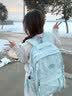 361°书包初中生女高中生2026新款大容量背包小学生减负双肩包男 海盐蓝 实拍图