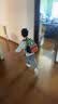 SHUKIKU儿童书包幼儿园背包防丢户外旅游防泼水超轻双肩包橙红S+码 实拍图