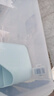 禧天龙塑料衣物收纳箱玩具整理箱车载储物箱55L 透明 1个装 带轮 实拍图
