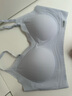 氧心（YANGXIN）2件装夏季吊带背心内衣女聚拢舒适无痕无钢圈文胸超薄收副乳胸罩 奶白+浅蓝【吊带款】 L 实拍图