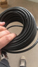 山泽六类屏蔽网线 20米千兆宽带连接线 CAT6类工程家用电脑网络线8芯双绞抗干扰成品跳线 黑色SF6200 实拍图