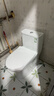 九牧（JOMOO）11173-2-1/41KD-3大力神普通马桶家用虹吸抗菌节水坐便器400坑距 实拍图