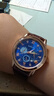 沃凯全自动机芯械男士手表高档日历石英表男款潮流时尚手表男名表 时尚款蓝面 实拍图