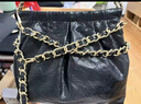 CHARLES&KEITH子母链条大容量流浪包托特包单肩斜挎包女包礼物CK2-40671449 【L号】Noir黑银 L 实拍图