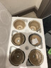 仟尚亿多肉花盆陶瓷个性简约室内植物创意粗陶花盆栽花盆透气大口径组合 彩陶盆6个 热销榜第一 实拍图