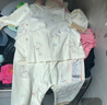 优奇新生婴儿分体套装纯棉宝宝秋衣秋裤初生儿两件套满月服婴儿睡衣 实拍图