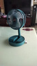 电风扇伸缩折叠小风扇宿舍家用静音充电型办公台式USB桌面宿舍大风力夏台面落地两用折叠电风扇 颜色随机 直插款无档位开关1个装 实拍图