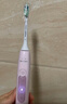 飞利浦（PHILIPS）声波电动牙刷钻石3系 5倍洁齿5种模式 洁净刷头*2 生日礼物送男士/女友 价保618 HX5181/01白 实拍图