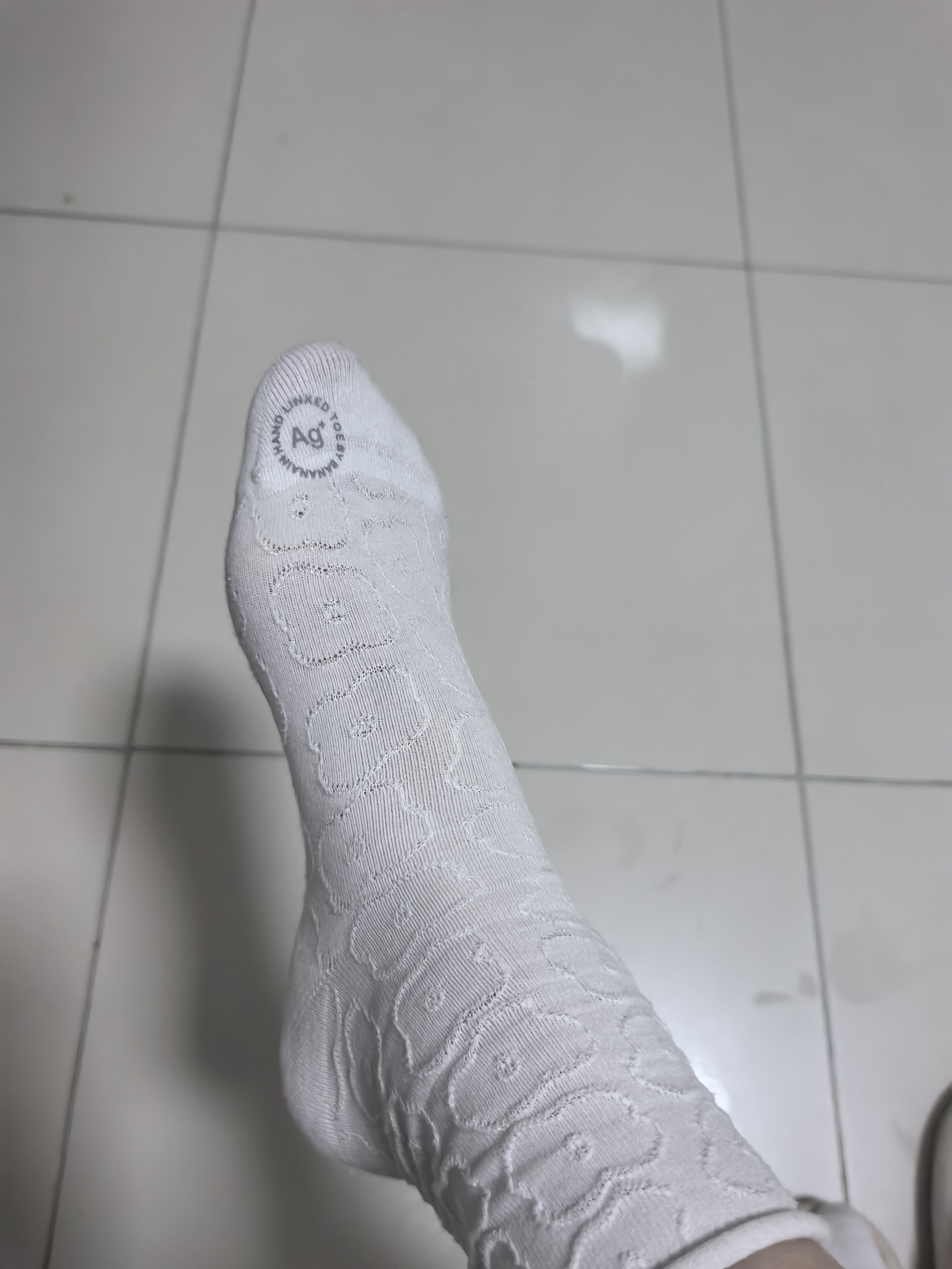 蕉内300S女士堆堆袜子配勃肯鞋春夏中筒透气10A抗菌防臭4双 魅黑*2+波纹黑+心形黑 4双 均码 实拍图