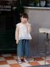 G.duck小黄鸭女童夏装套装2026新款儿童服装中小童女孩衣服娃娃衫两件套 图片色 100 cm 实拍图