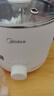 美的（Midea）电煮锅 宿舍小锅 不锈钢小电锅 学生寝室一体泡面火锅 多功能电热锅 0涂层小型1-2人用 XZE1611 实拍图