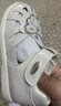 江博士夏季女童学步凉鞋 透气小白鞋可爱公主童鞋包头儿童凉鞋 米色 25 脚长约15.2-15.7 实拍图