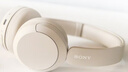 索尼（SONY）WH-CH520 舒适高效无线头戴式蓝牙耳机 舒适佩戴 音乐耳机 白色 出游搭子 礼物 实拍图
