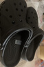 卡骆驰（CROCS）贝雅洞洞鞋男鞋女鞋轻便耐磨一脚蹬拖鞋休闲鞋百搭花园鞋|10126 黑色-001 37 /38(230mm) 实拍图