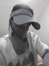 啄木鸟（TUCANO）防晒帽子套装护脸防晒面罩男女冰袖夏季遮阳帽户外冰丝防晒三件套 深灰色3件套 帽子+面罩+冰袖 可调节 实拍图