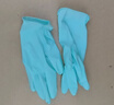 蓝帆医疗（blue sail+）聚氨酯空气手套超薄一次性无粉母婴洗碗宠物清洁手套2只装 M码 实拍图