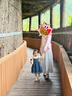 幼歌（YOUGE）婴幼儿甜美百搭外穿牛仔背带裙女童2025新款宽松裙子潮 牛仔蓝 90 cm 实拍图