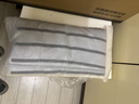 金号毛巾纯棉A类加厚吸水面巾新疆棉运动毛巾 灰棕4条装 70*34cm 106g 实拍图