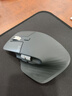 罗技（Logitech）大师系列 MX Master 3S 菁英版 无线蓝牙鼠标  办公静音鼠标 人体工学 石墨黑 无线接收器需另购买 实拍图