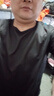 【买2件送1件】短袖t恤2026宽松男士大码速干透气运动上衣CJDP 短袖【网眼】黑色 3XL 实拍图