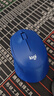 罗技（Logitech）M330 静音鼠标 无线鼠标 办公鼠标 右手鼠标 蓝色 带无线2.4G接收器 实拍图