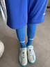 李宁（LI-NING）足球袜儿童长筒袜过膝防滑训练护腿板袜套高筒长袜子男蓝白-S 实拍图