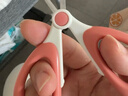日康（rikang）婴儿指甲剪 新生儿宝宝专用剪刀指甲刀RK-X4019 粉色 实拍图