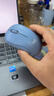 罗技（Logitech）M221 轻音鼠标 无线鼠标 办公鼠标 对称鼠标 带无线微型接收器 雾霭蓝 实拍图
