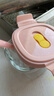 babycare婴儿辅食盒玻璃宝宝辅食保鲜工具便携防漏蒸煮冷冻储存青+粉220ml 实拍图