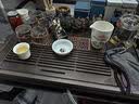 唐云匠心茶具套装家用一体茶盘茶台全自动玻璃烧水壶茶杯整套送礼功夫茶具 款22福韵+沙金功夫 玻璃底部上水 实拍图
