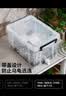 遇塑乌龟饲养缸家用大乌龟专用缸过滤造景生态箱塑料带盖带排水水族箱 100#L（底排水）万向轮+爬台+盖子4孔 晒单实拍图