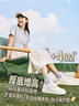 安踏轻松丨板鞋520礼物女鞋夏季透气情侣小白鞋厚底增高休闲鞋 实拍图